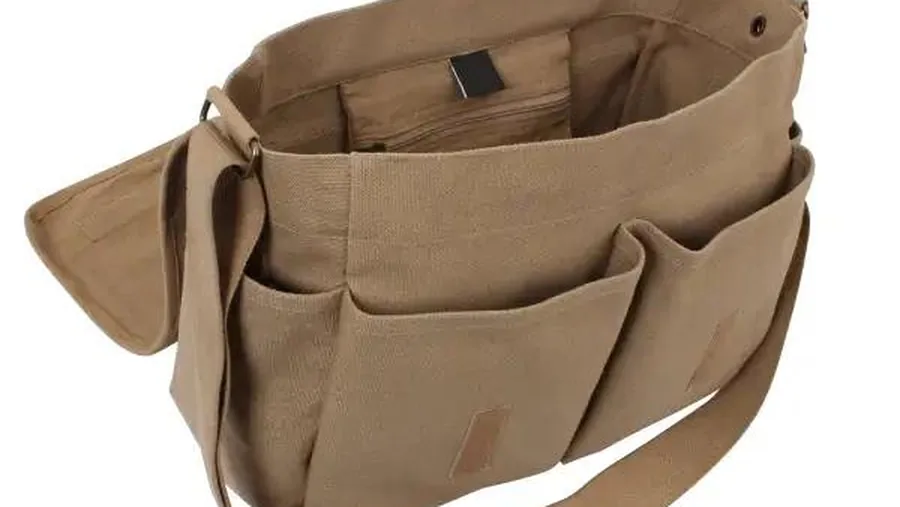 Approved sample of a personalized canvas bag with custom before bulk production