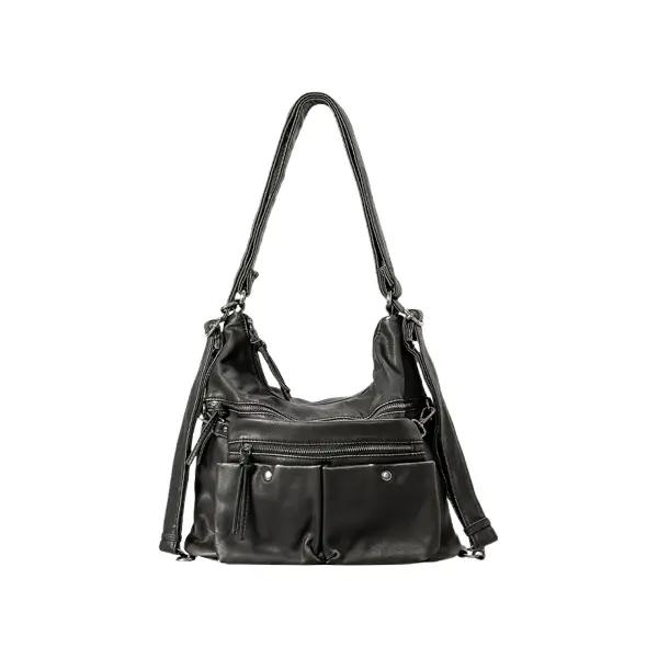 Wholesale Retro-Colored Motorcycle Bag, Y2k Hot Girl Large-Capacity Distressed Tote Bag - CBB-4929