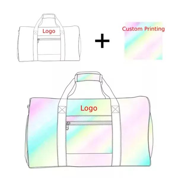 New Product Waterproof Reasonable Price Travel Waterproof Duffel Bag Yoga Zipper Quilted Duffle Bag - LB-2429